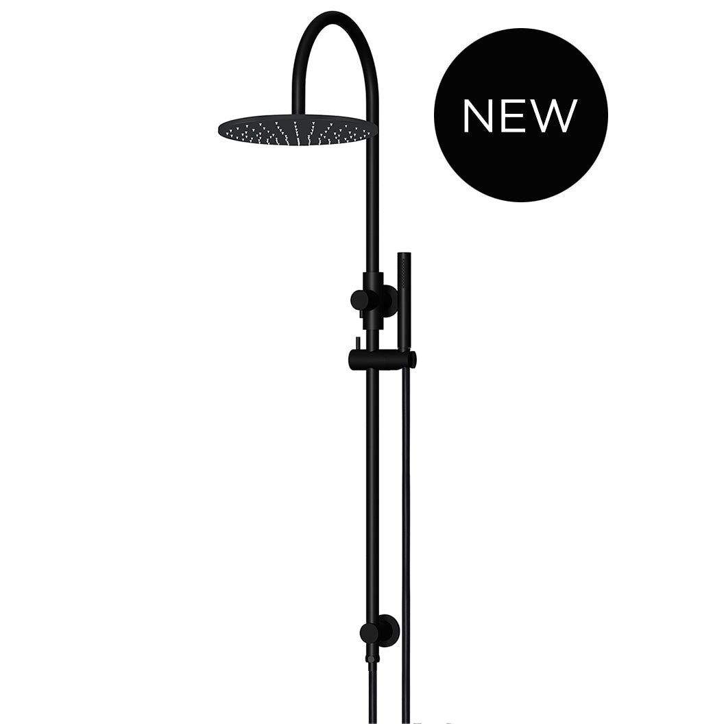 300mm Round Overhead Shower Set, Single Function Hand Shower - front view