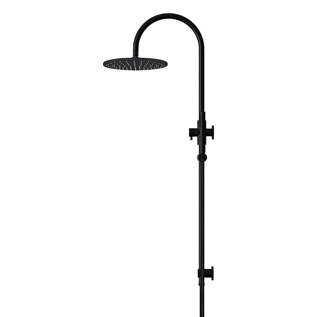 300mm Round Overhead Shower Set, Single Function Hand Shower - close-up detail view