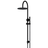 300mm Round Overhead Shower Set, Single Function Hand Shower - Matte Black
