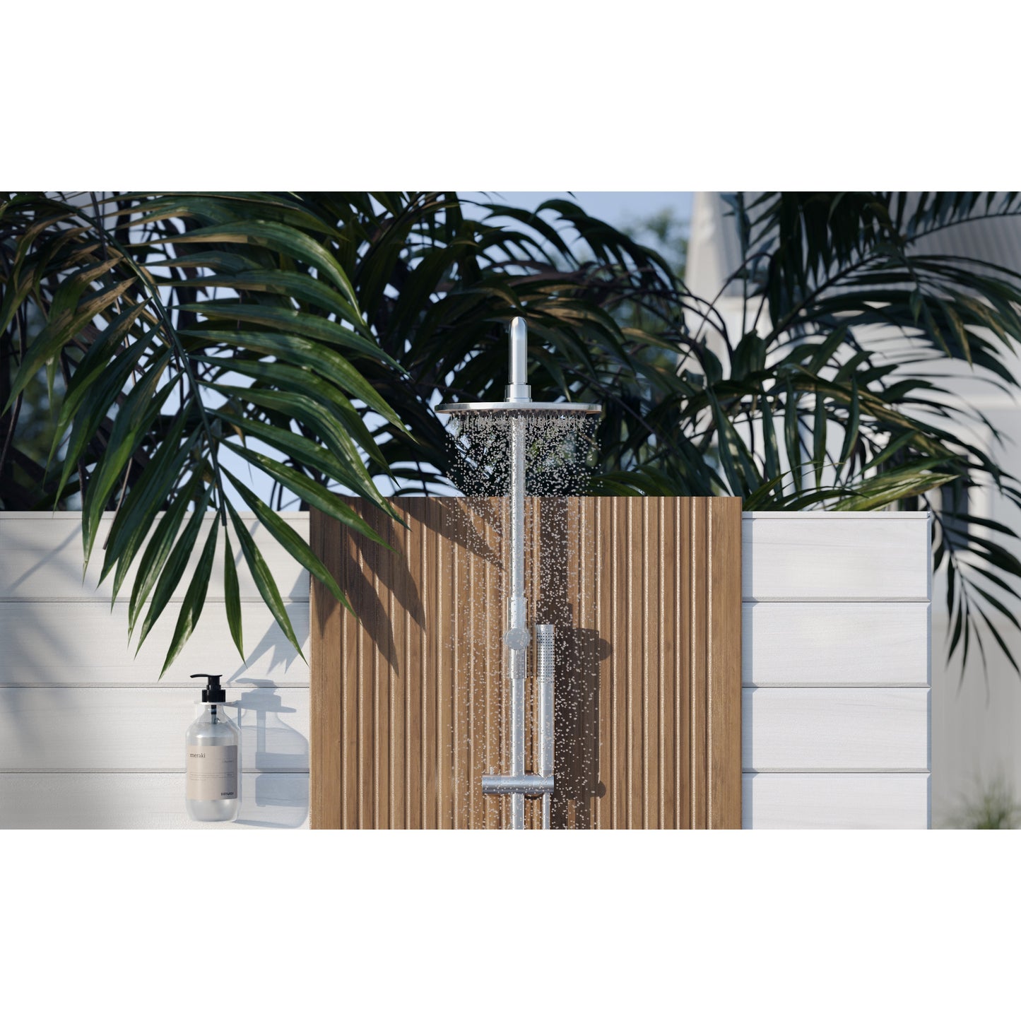 Outdoor Combination Shower Rail SS316 - Stainless Steel