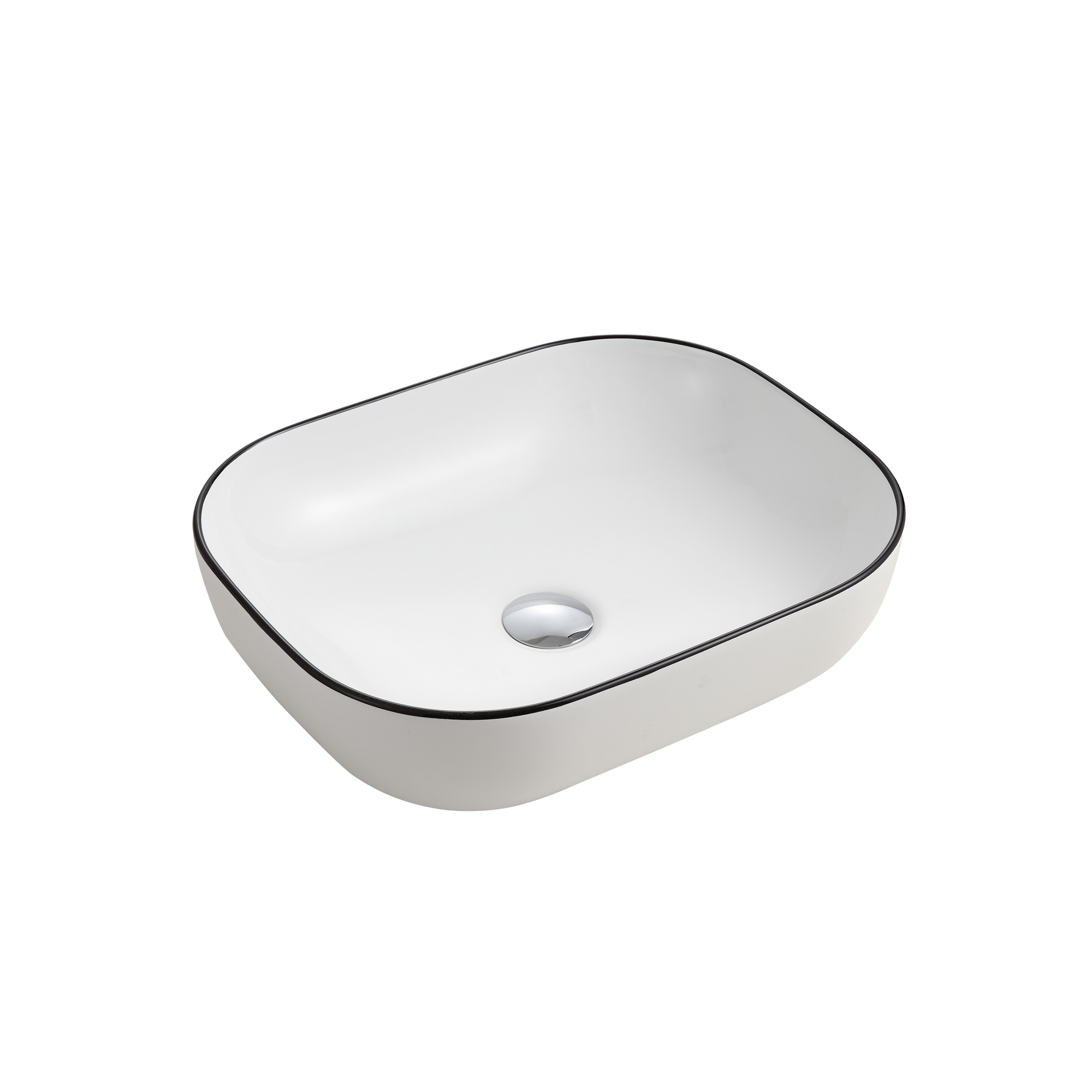 Naples Black Line Counter Top Basin
