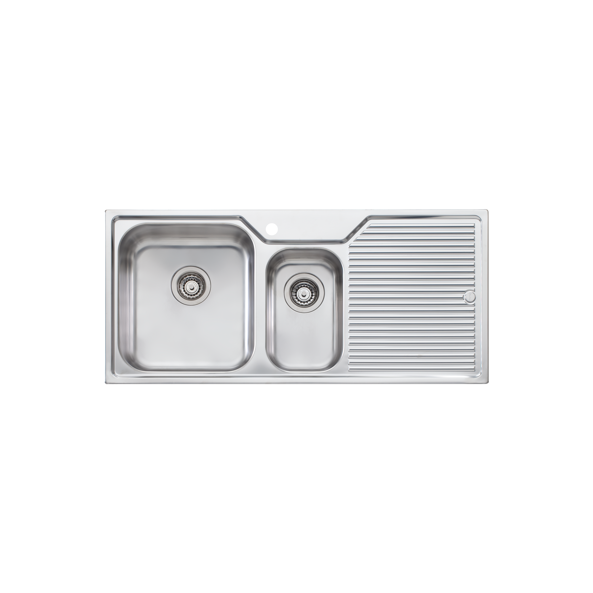 Nu-Petite 1 & 1/2 Bowl Topmount Sink With Drainer