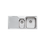 Nu-Petite 1 & 1/2 Bowl Topmount Sink With Drainer