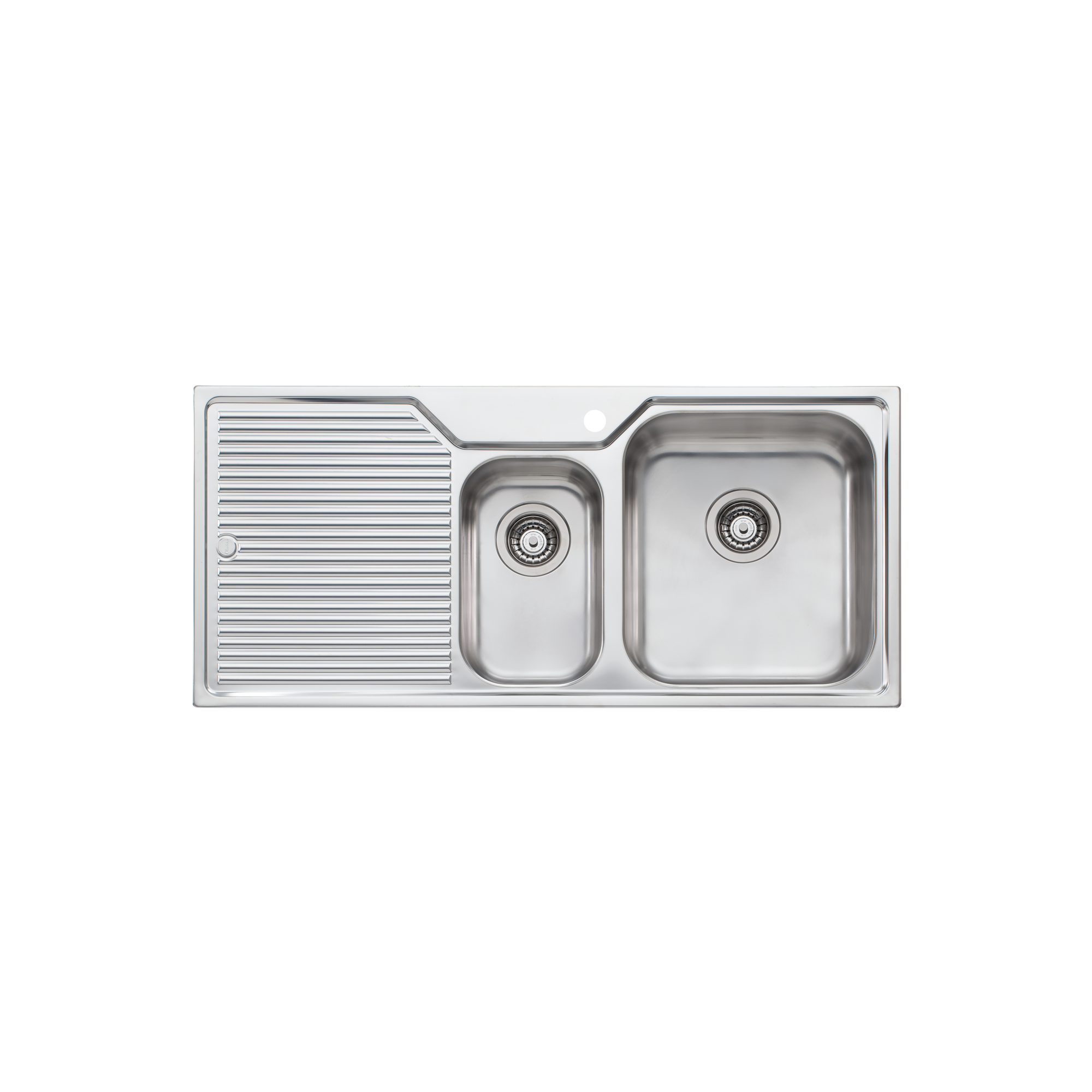 Nu-Petite 1 & 1/2 Bowl Topmount Sink With Drainer