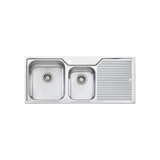 Nu-Petite 1 & 3/4 Bowl Topmount Sink With Drainer