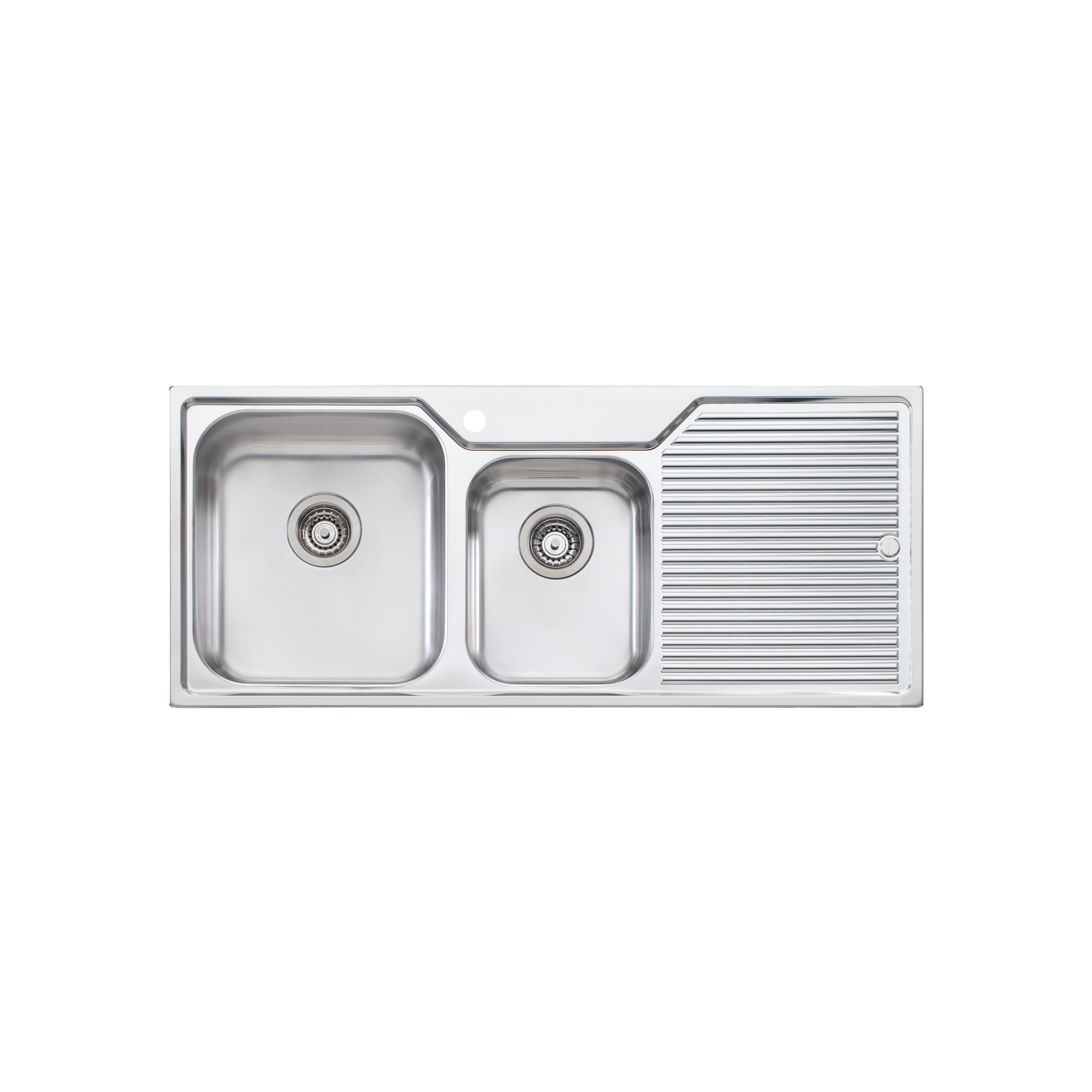 Nu-Petite 1 & 3/4 Bowl Topmount Sink With Drainer