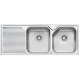 Nu-Petite Double Bowl Topmount Sink With Drainer