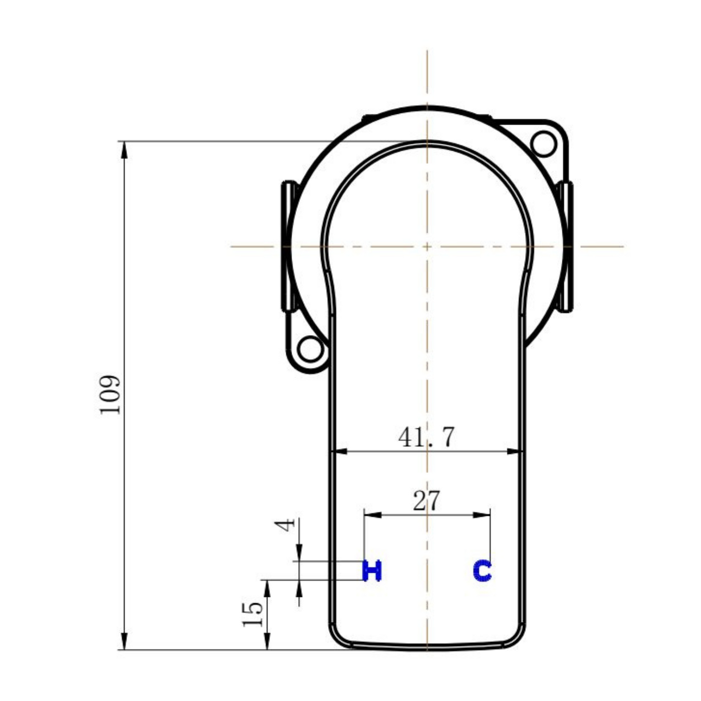 Nova Shower Mixer TRIM KIT - Matte Black