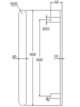 Nova Vertical Heated Towel Rail - Matte Black