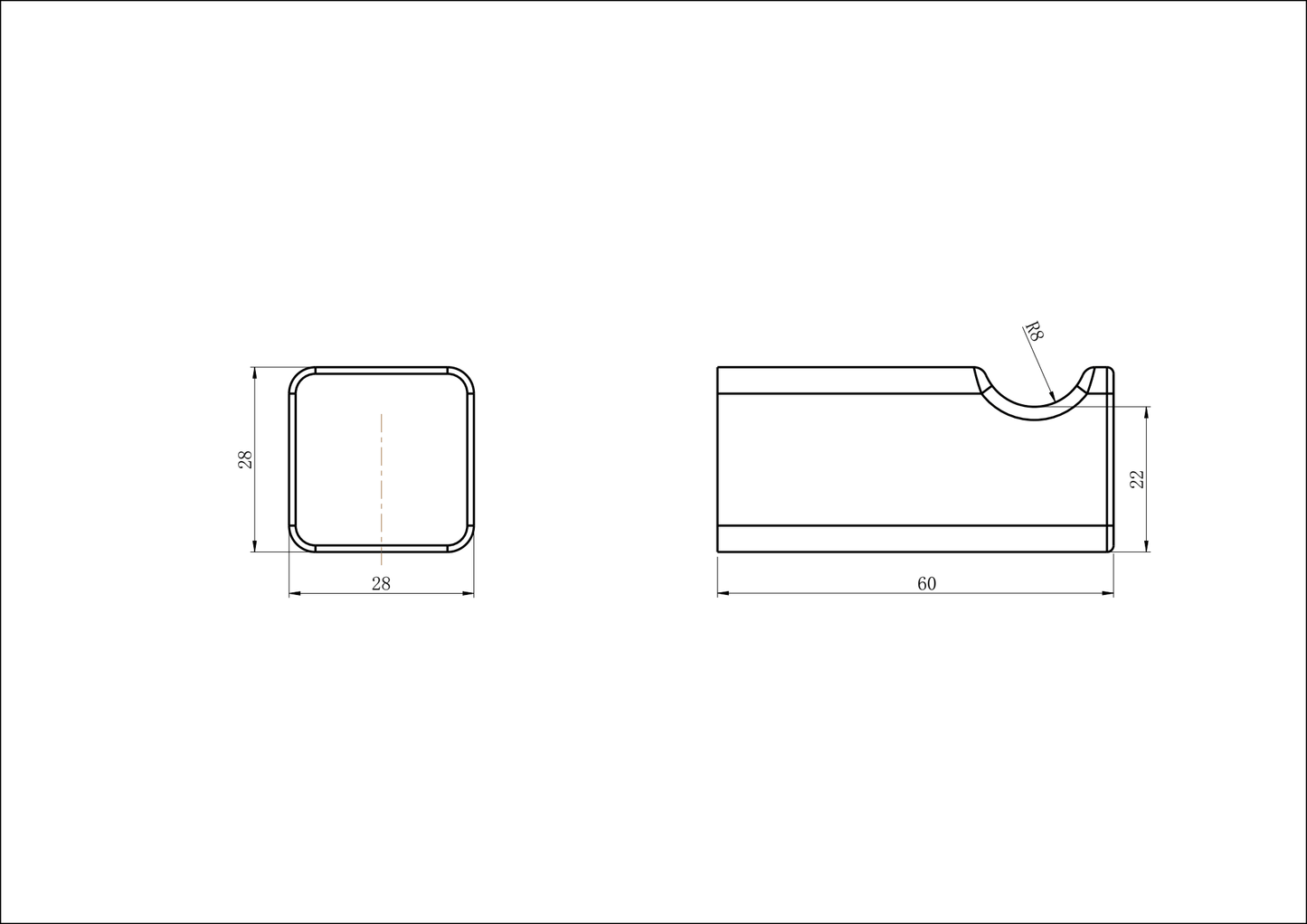 Nova Single Robe Hook - Matte Black