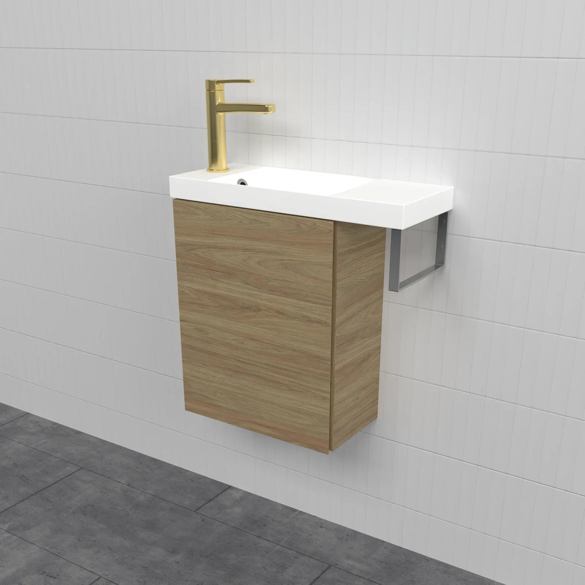 Timberline Oscar Vanity 550mm Top / 390mm Cabinet - image 17