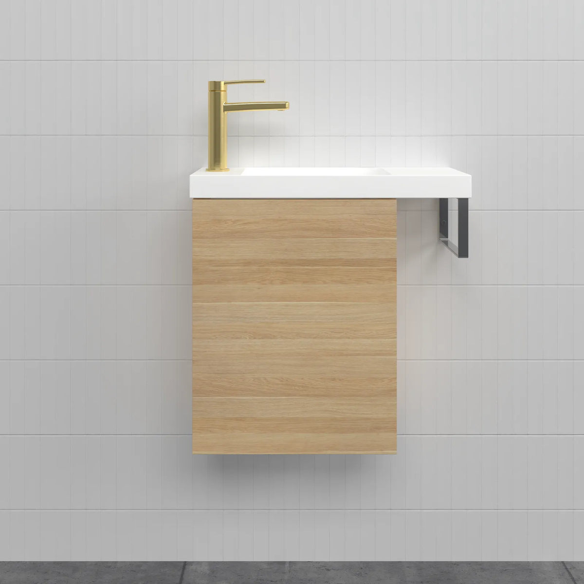 Timberline Oscar Vanity 800mm Top / 390mm Cabinet