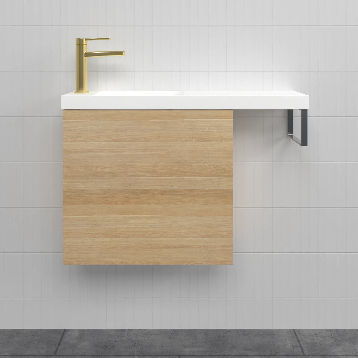 Timberline Oscar Vanity 800mm Top / 540mm Cabinet