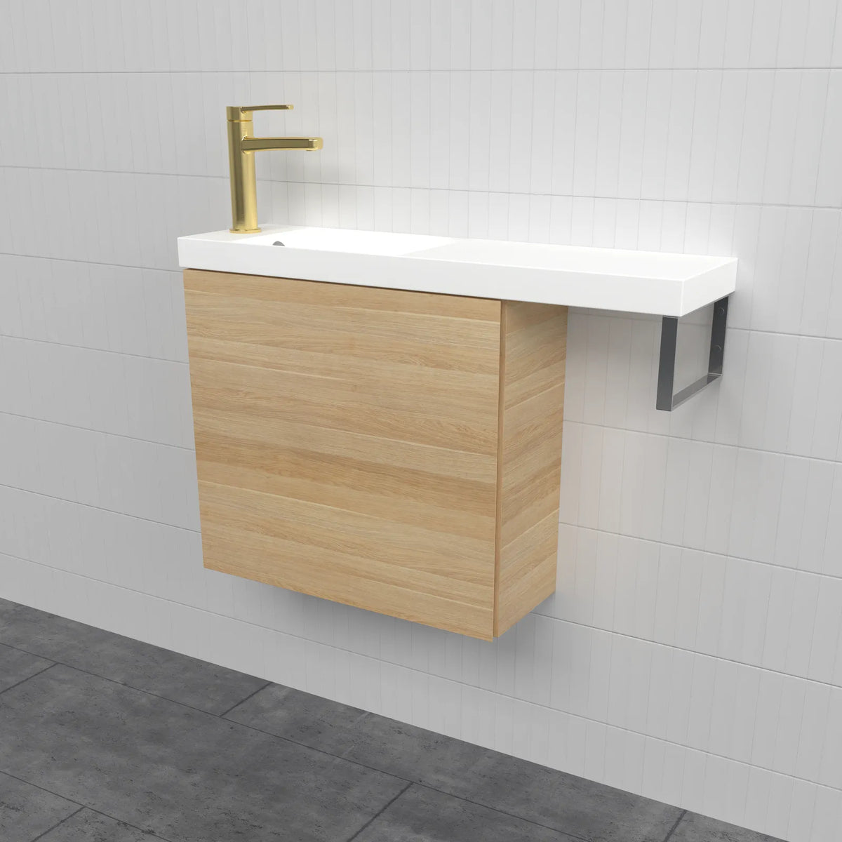 Timberline Oscar Vanity 800mm Top / 540mm Cabinet