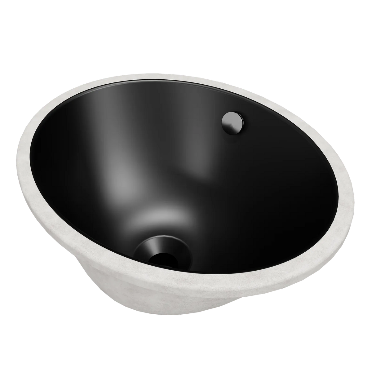 Timberline Oval Undermount Basin 420mm Matte Black - image 2