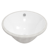 Timberline Oval Undermount Basin 420mm Gloss White