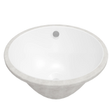 Timberline Oval Undermount Basin 420mm Matte White
