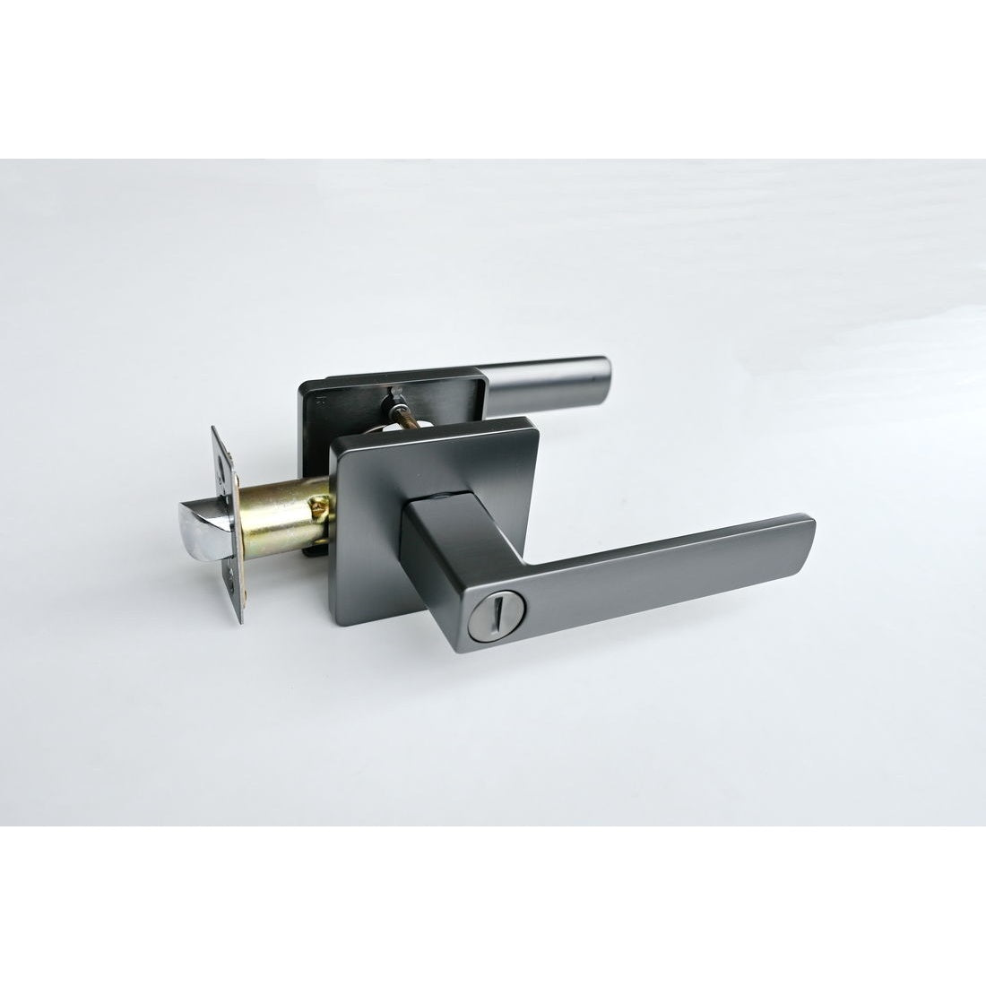 Parisa Satin Black Nickel - Privacy