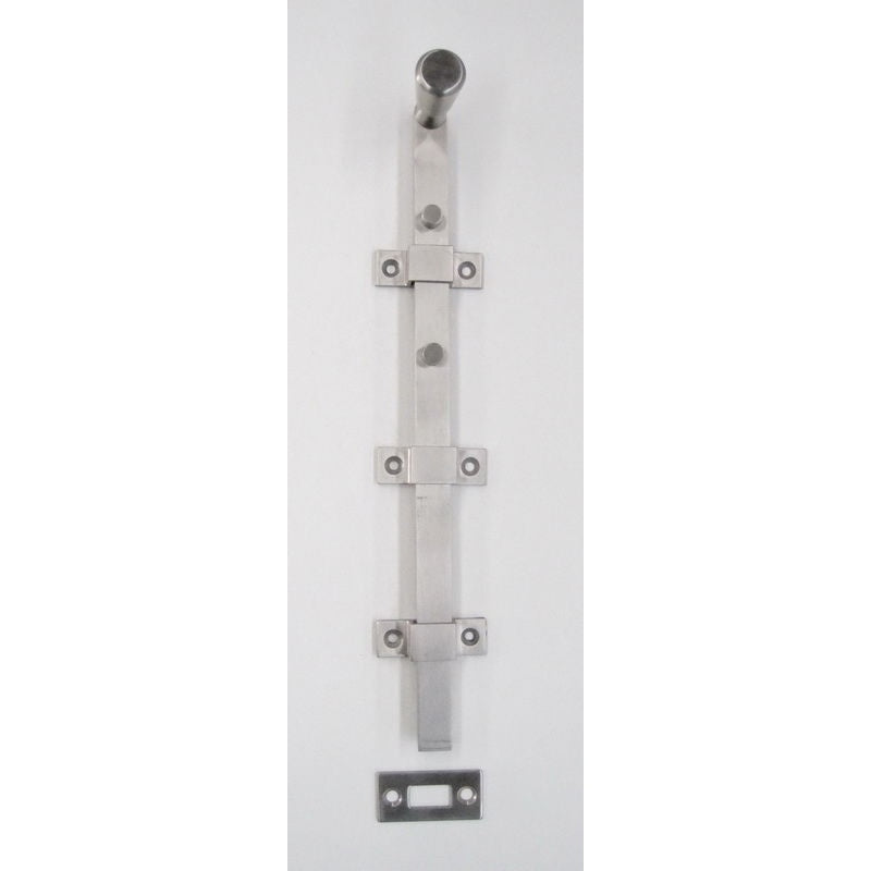 Panic Bolt (Exposed Screws) Satin Stainless 250, 300, 450, 600mm