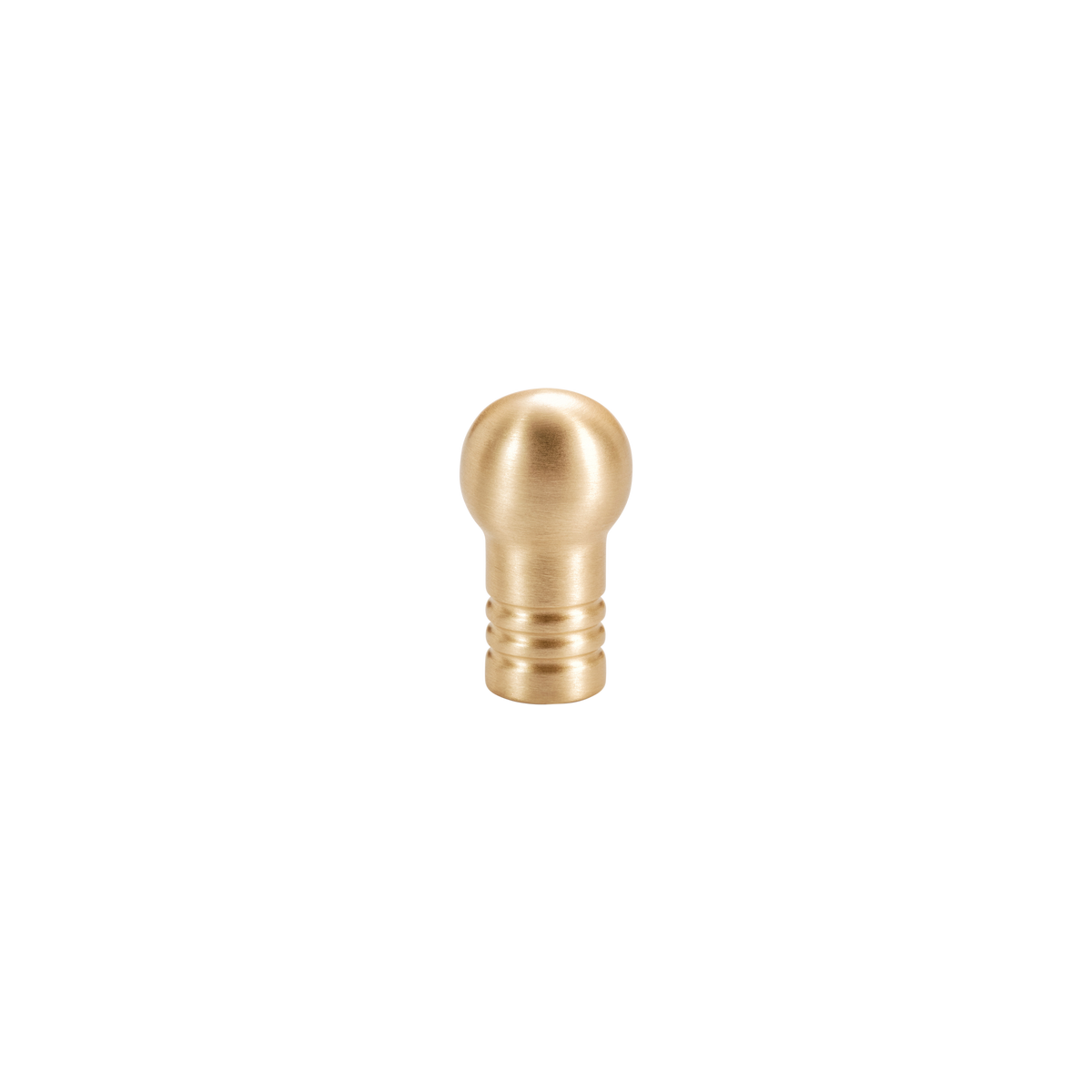 Momo Parla Knob 20mm in Brushed Satin Brass - alternative product view