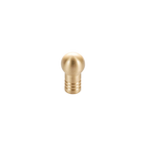 Momo Parla Knob 20mm in Brushed Satin Brass - rear mounting detail