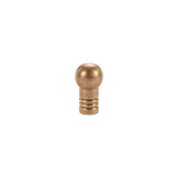Momo Parla Knob 20mm in Old Burnished Brass - close-up detail view