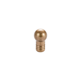 Momo Parla Knob 20mm in Old Burnished Brass - side profile view
