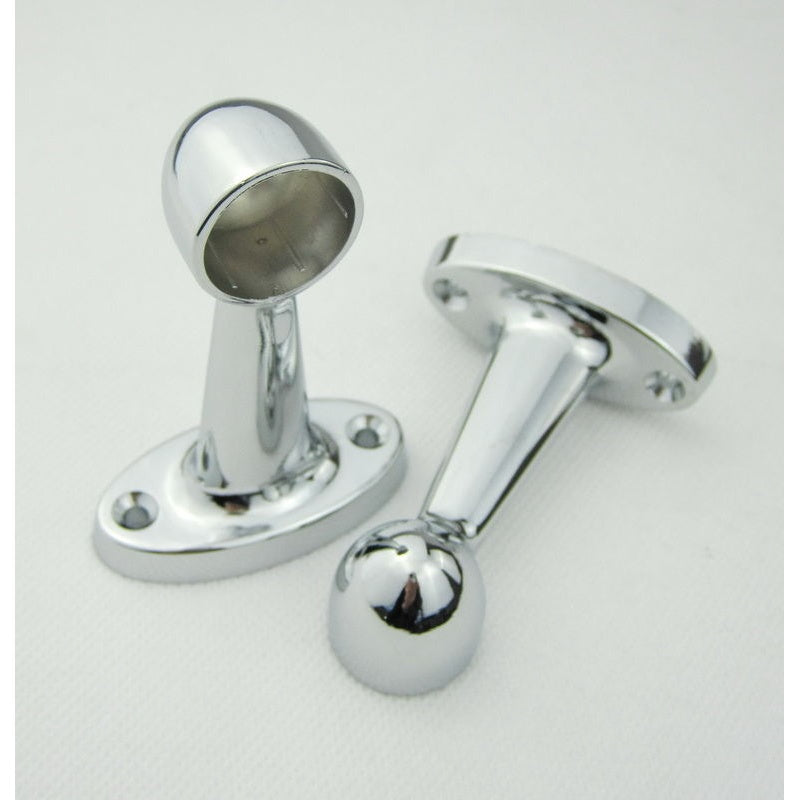 Pillar Ends Bright Chrome 19mm & 25mm