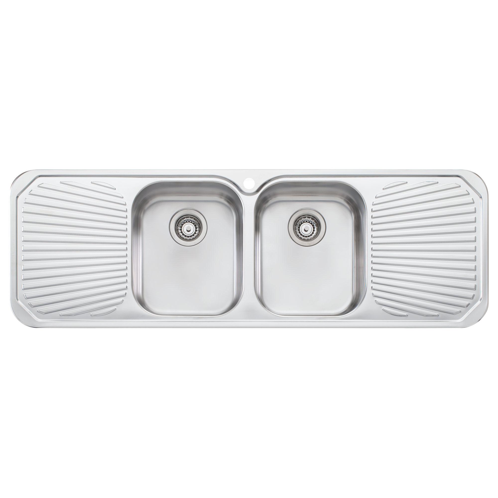 Petite Double Bowl Sink With Double Drainer
