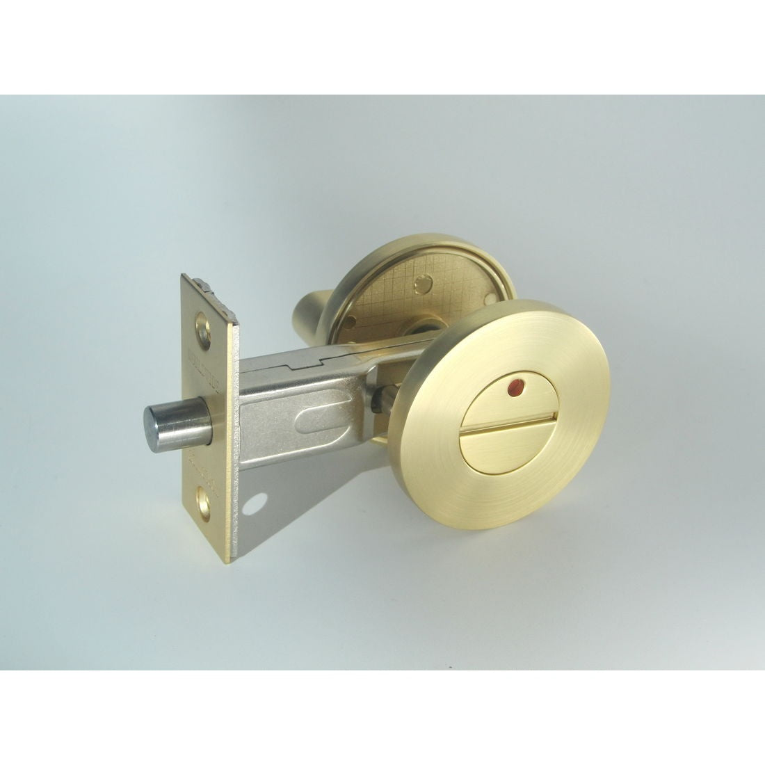 Privacy Indicator Bolt - Satin Brushed Gold