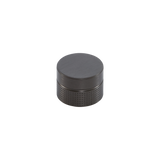 Momo Point Round Knob 40mm in Brushed Black - side profile view