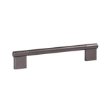 Momo Point D Handle 192mm - side profile view, cabinet hardware