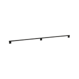 Momo Point D Handle 960mm in Brushed Black - finish and profile close-up