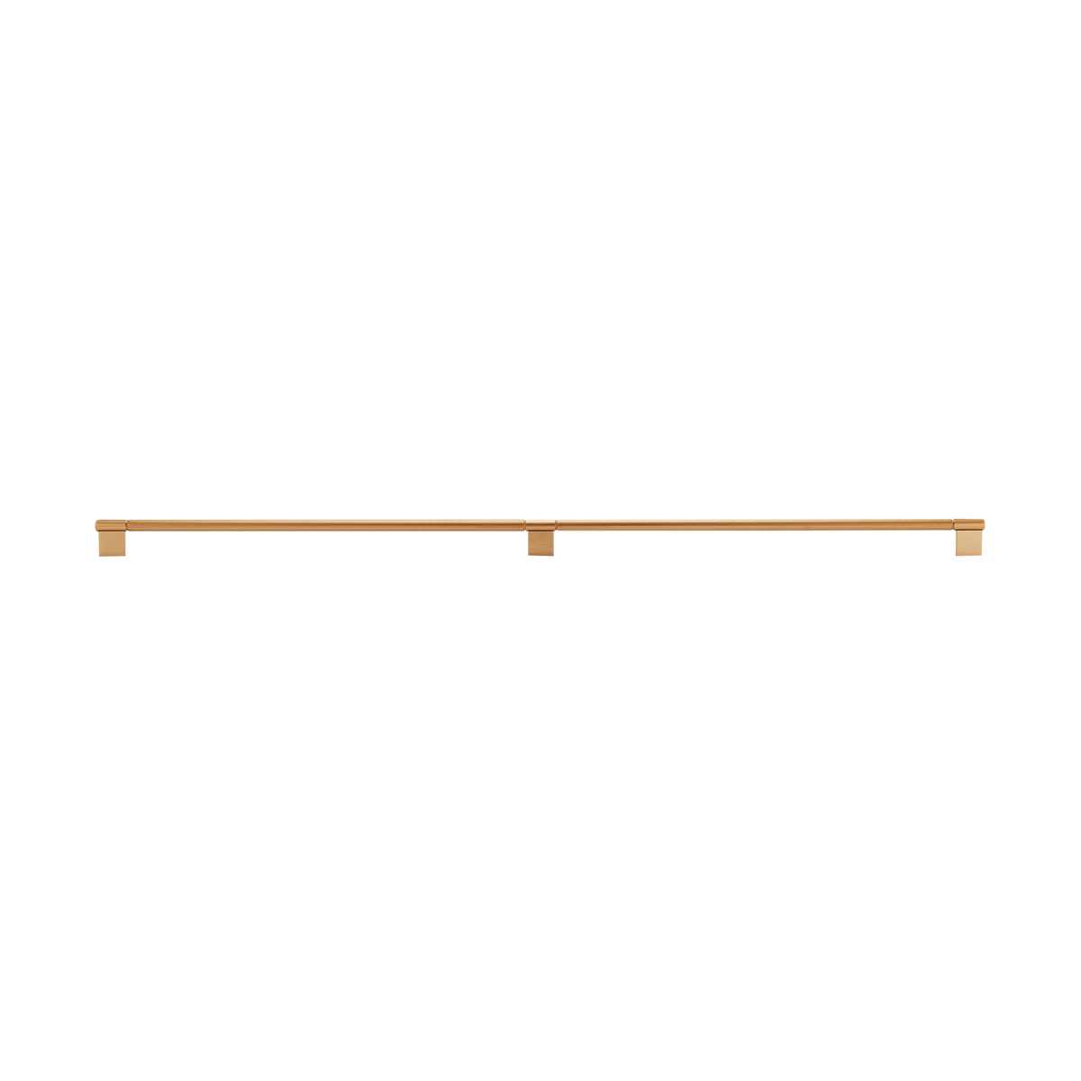 Momo Point D Handle 960mm in Brushed Dark Brass - angled product view