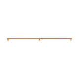 Momo Point D Handle 960mm in Brushed Dark Brass - angled product view