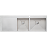 Professional Series 1 & 3/4 Bowl Topmount Sink with Drainer