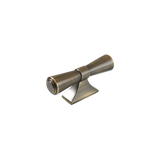 Momo Pembrey T Knob 80mm in Dark Brushed Brass - angled product view