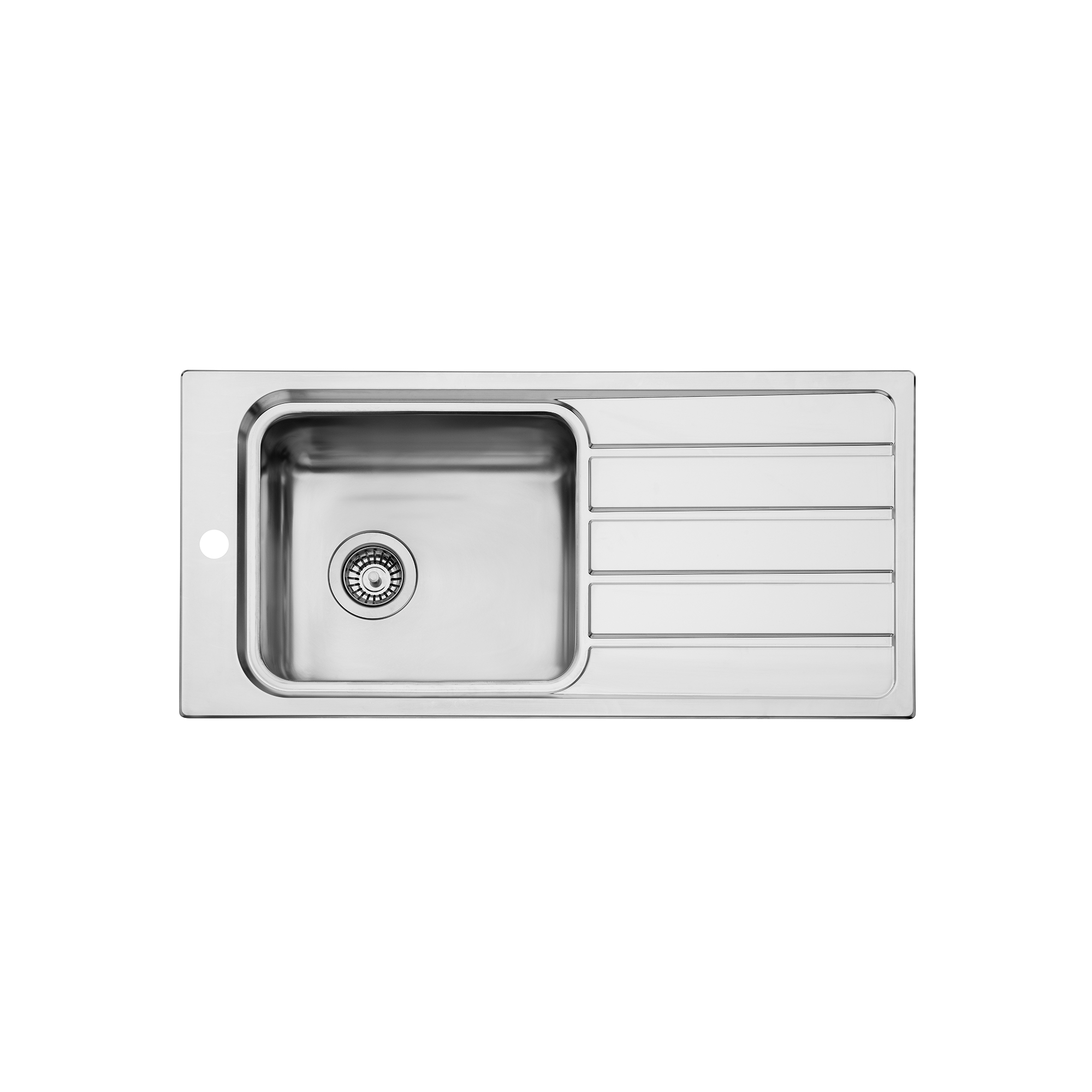 Puro Single Bowl Topmount Care Sink With Drainer