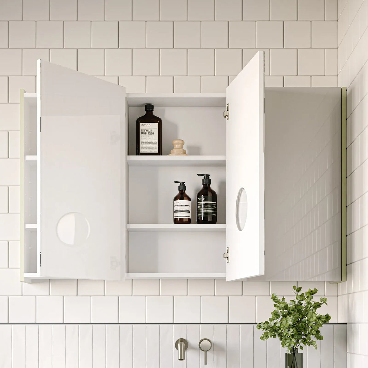 Timberline Upgrade Shaving Cabinet to Panoramic Hinging