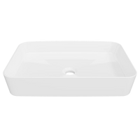 Quill Above Counter Basin 600mm Gloss White – Gloss White