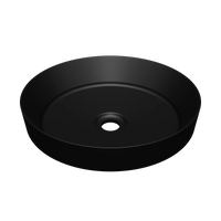 Radius Inset Basin 400mm Matte Black – Matte Black