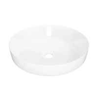 Radius Inset Basin 400mm Gloss White – Gloss White
