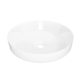 Timberline Radius Semi Inset Basin 400mm Gloss White