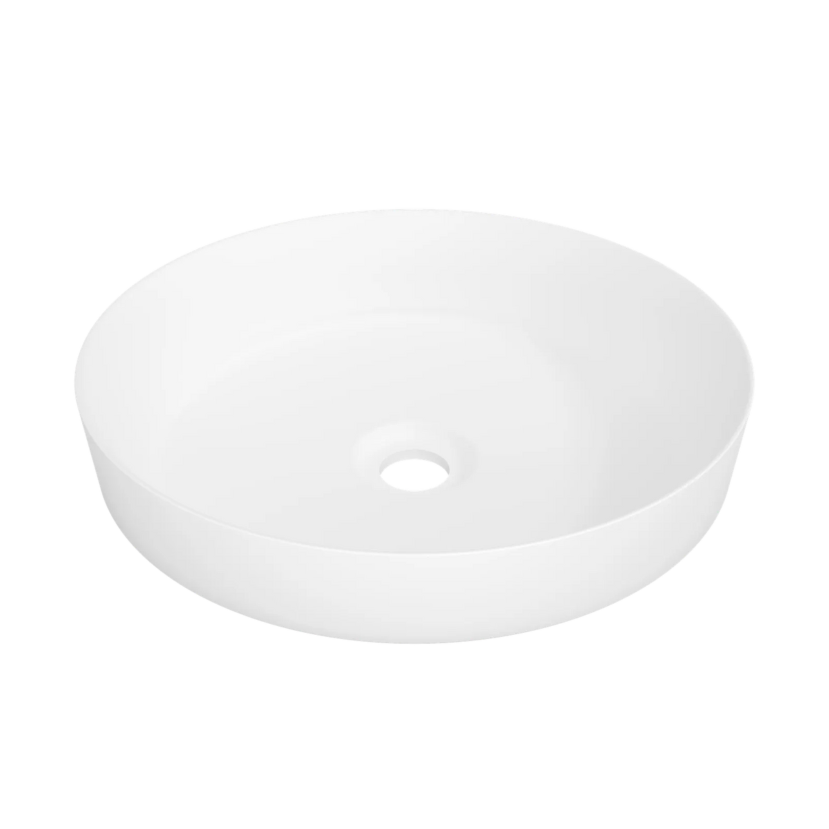 Timberline Radius Inset Basin 400mm Matte White