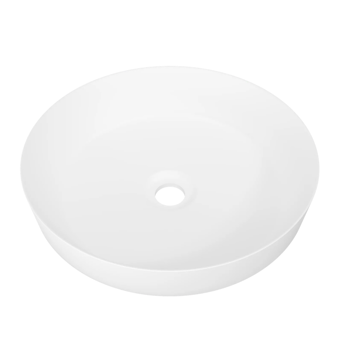 Timberline Radius Semi Inset Basin 400mm Matte White - image 2