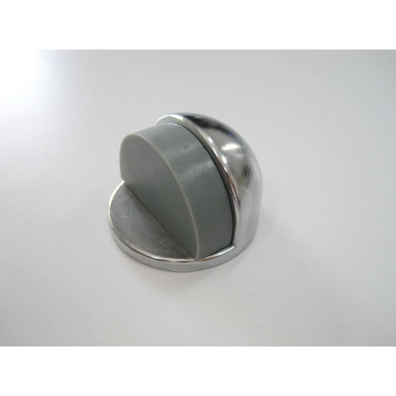 Round Door Stop (Low Base) Satin Chrome