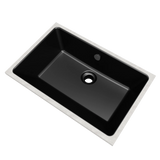 Timberline Rectangle Undermount Basin 530mm Matte Black - image 2