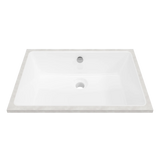 Timberline Rectangle Undermount Basin 530mm Gloss White