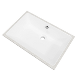 Timberline Rectangle Undermount Basin 530mm Gloss White - image 2