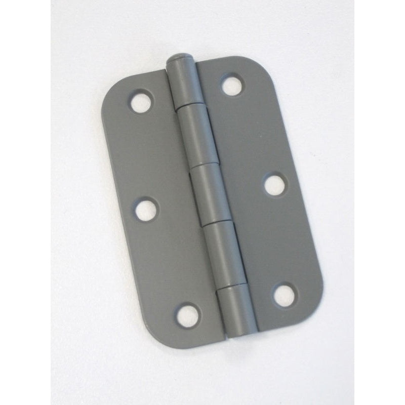 Radius Hinge 89x57x1.6mm Loose Pin Powder Coated